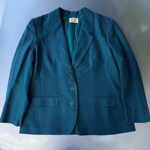 True Vintage 1970s Woolen Mills 100% virgin wool Pendleton patterned blazer